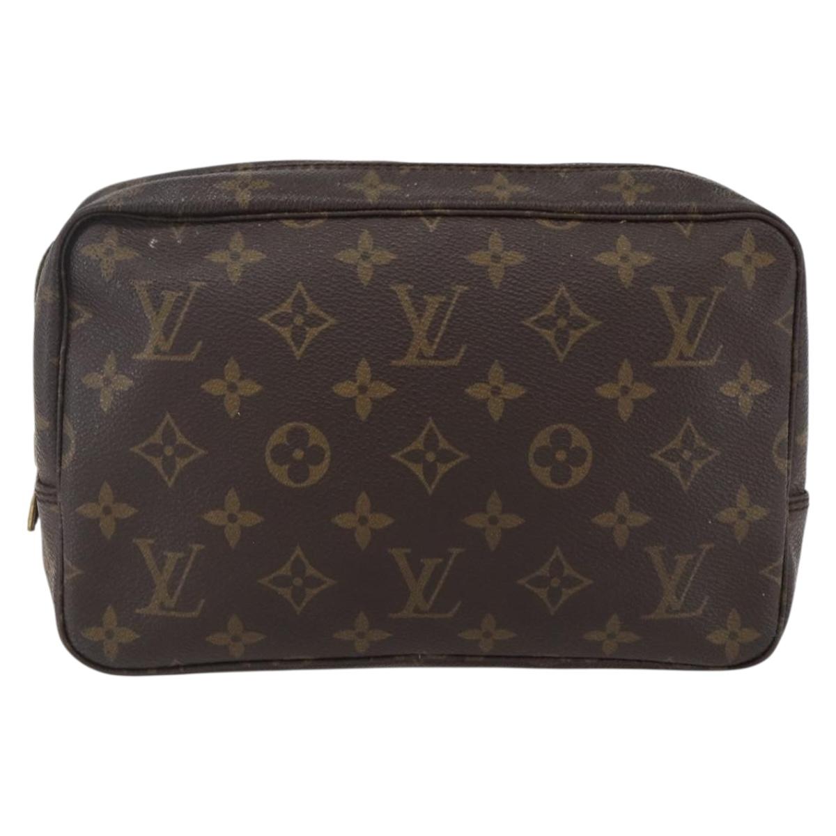 LOUIS VUITTON Monogram Trousse Toilette 23 Clutch Bag M47524 LV Auth bs33095