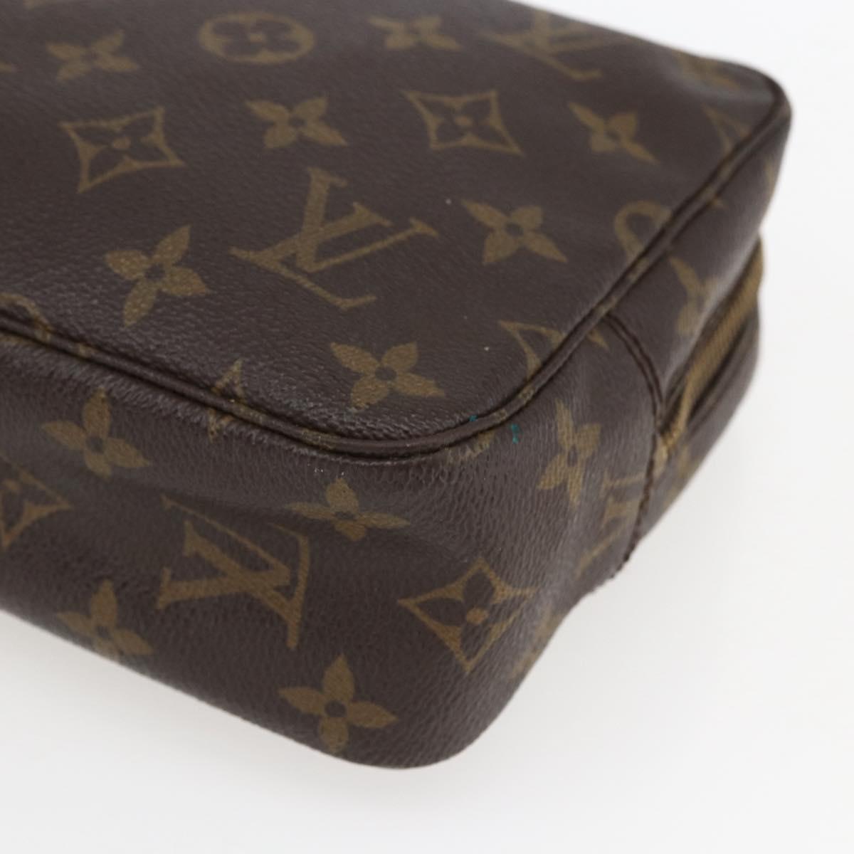 LOUIS VUITTON Monogram Trousse Toilette 23 Clutch Bag M47524 LV Auth bs33095