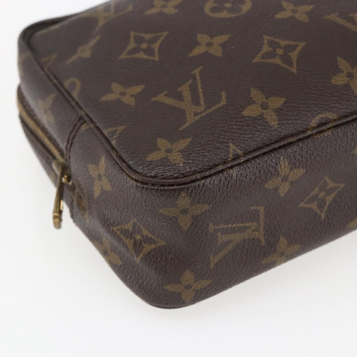 LOUIS VUITTON Monogram Trousse Toilette 23 Clutch Bag M47524 LV Auth bs33095
