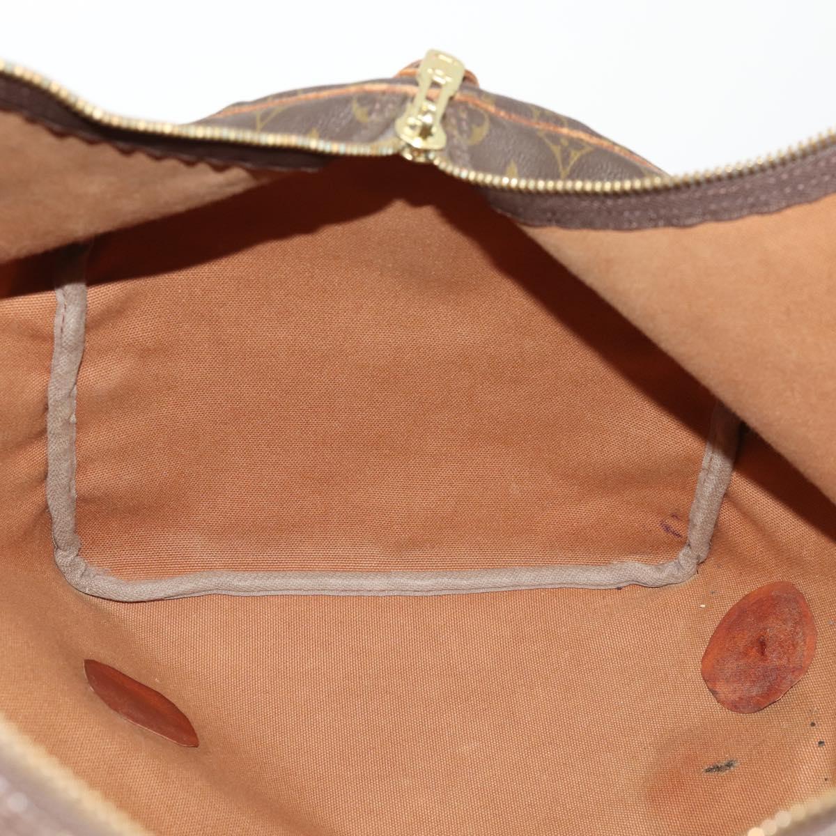LOUIS VUITTON Monogram Keepall 55 Boston Bag M41424 LV Auth bs33096