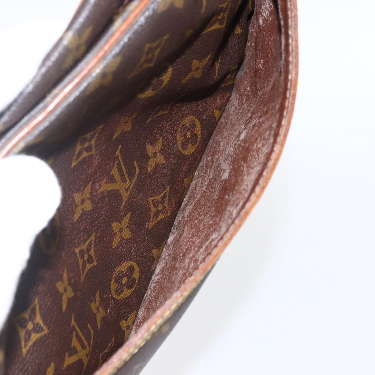 LOUIS VUITTON Monogram Compiegne 28 Clutch Bag M51845 LV Auth bs33098