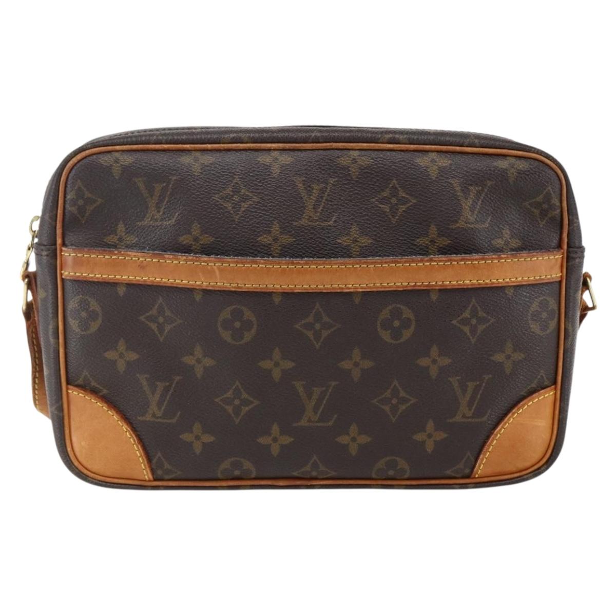 LOUIS VUITTON Monogram Trocadero 27 Shoulder Bag M51274 LV Auth bs33099