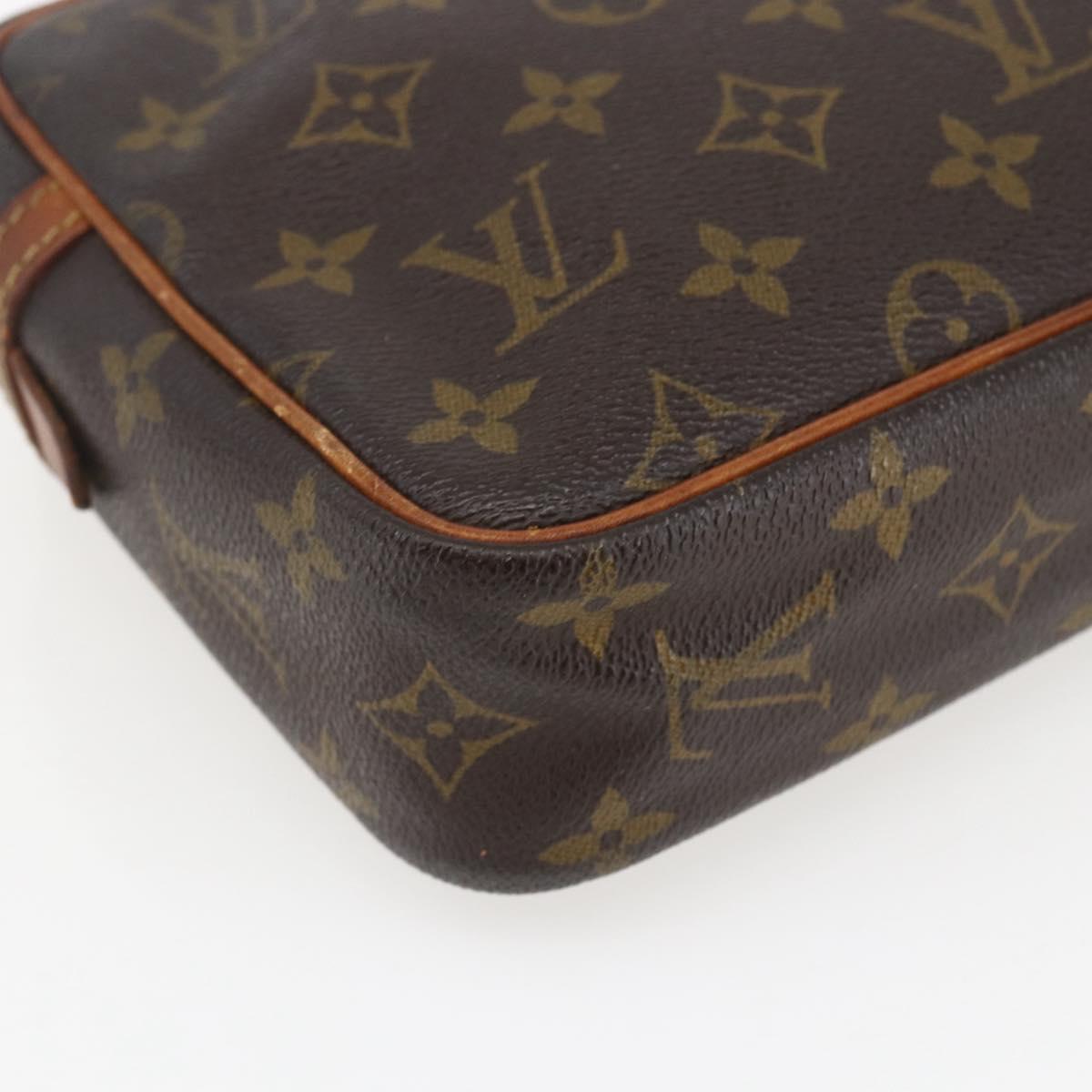 LOUIS VUITTON Monogram Compiegne 23 Clutch Bag M51847 LV Auth bs33100