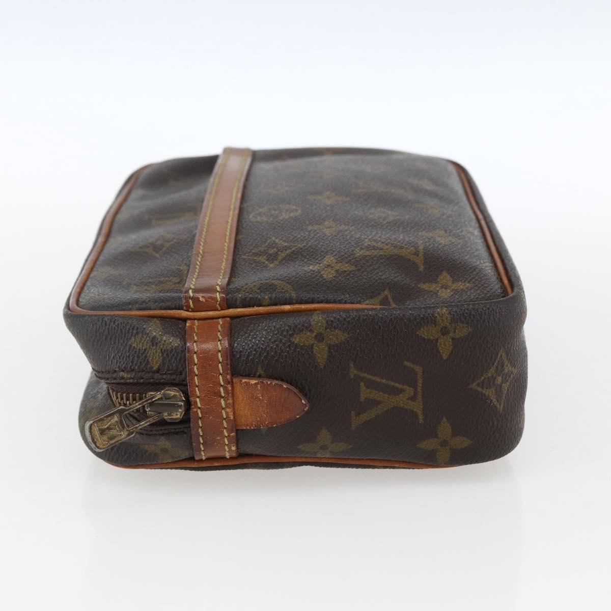 LOUIS VUITTON Monogram Compiegne 23 Clutch Bag M51847 LV Auth bs33100