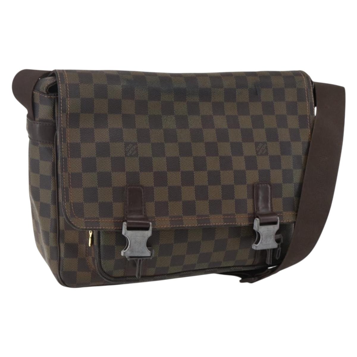 LOUIS VUITTON Damier Ebene Messenger Melwil Shoulder Bag N51125 LV Auth bs33101