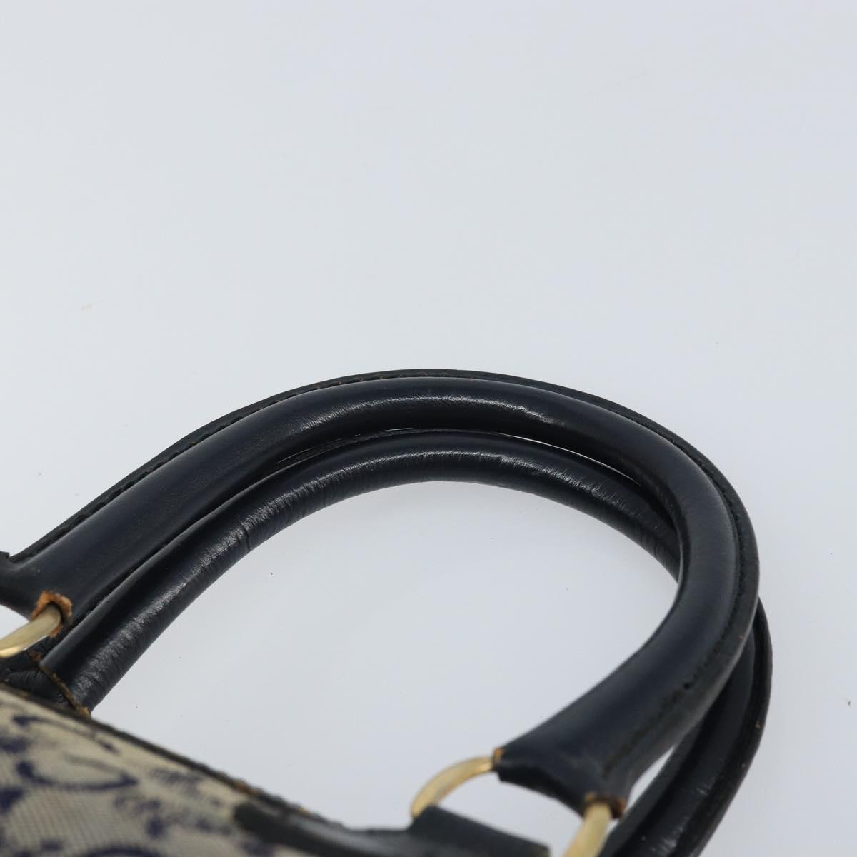 CELINE C Sulky Hand Bag Canvas Navy Auth bs33104