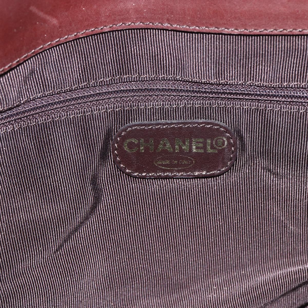 CHANEL Tote Bag Canvas Beige Gold CC Auth bs33123