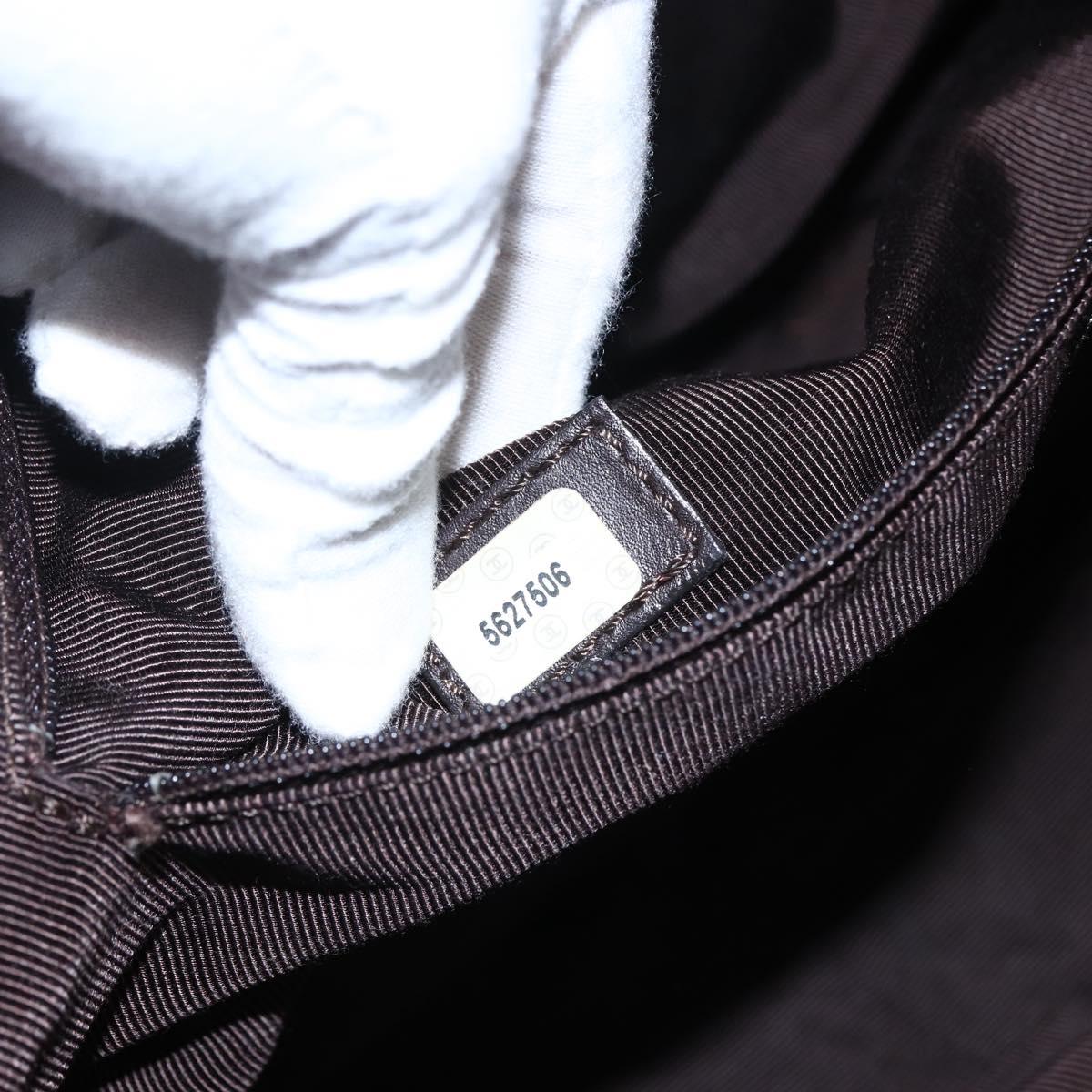 CHANEL Tote Bag Canvas Beige Gold CC Auth bs33123