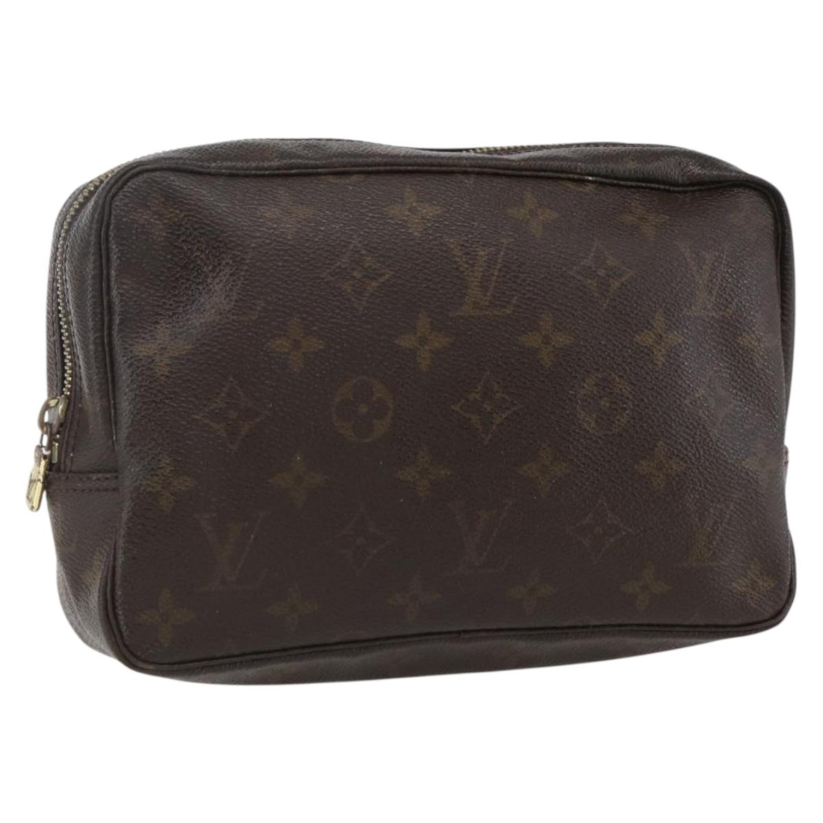 LOUIS VUITTON Monogram Trousse Toilette 23 Clutch Bag M47524 LV Auth bs33129