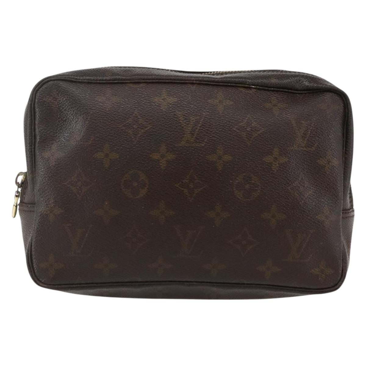 LOUIS VUITTON Monogram Trousse Toilette 23 Clutch Bag M47524 LV Auth bs33129