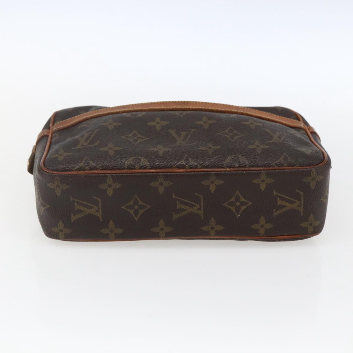 LOUIS VUITTON Monogram Compiegne 23 Clutch Bag M51847 LV Auth bs33130