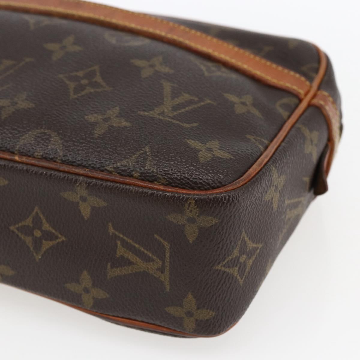 LOUIS VUITTON Monogram Compiegne 23 Clutch Bag M51847 LV Auth bs33130