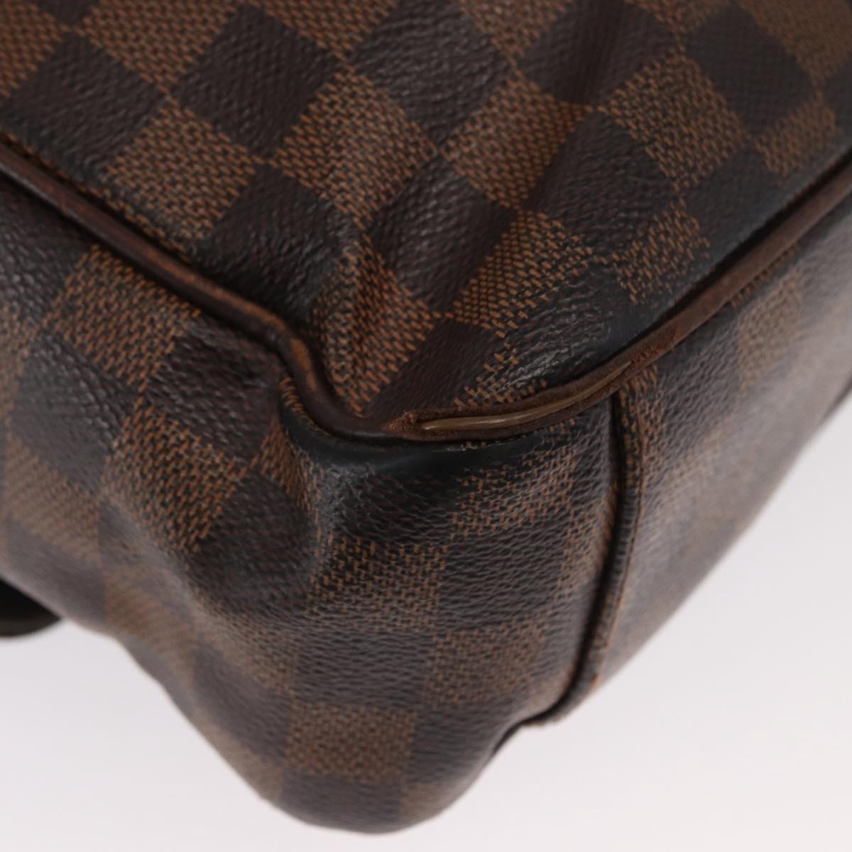 LOUIS VUITTON Damier Ebene Shelton MM Shoulder Bag N41149 LV Auth bs33154