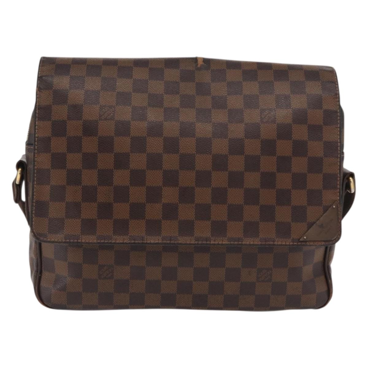 LOUIS VUITTON Damier Ebene Shelton MM Shoulder Bag N41149 LV Auth bs33154