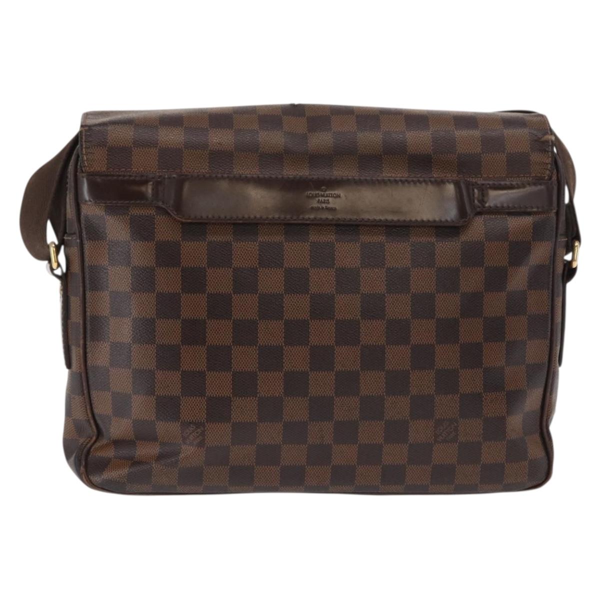 LOUIS VUITTON Damier Ebene Shelton MM Shoulder Bag N41149 LV Auth bs33154