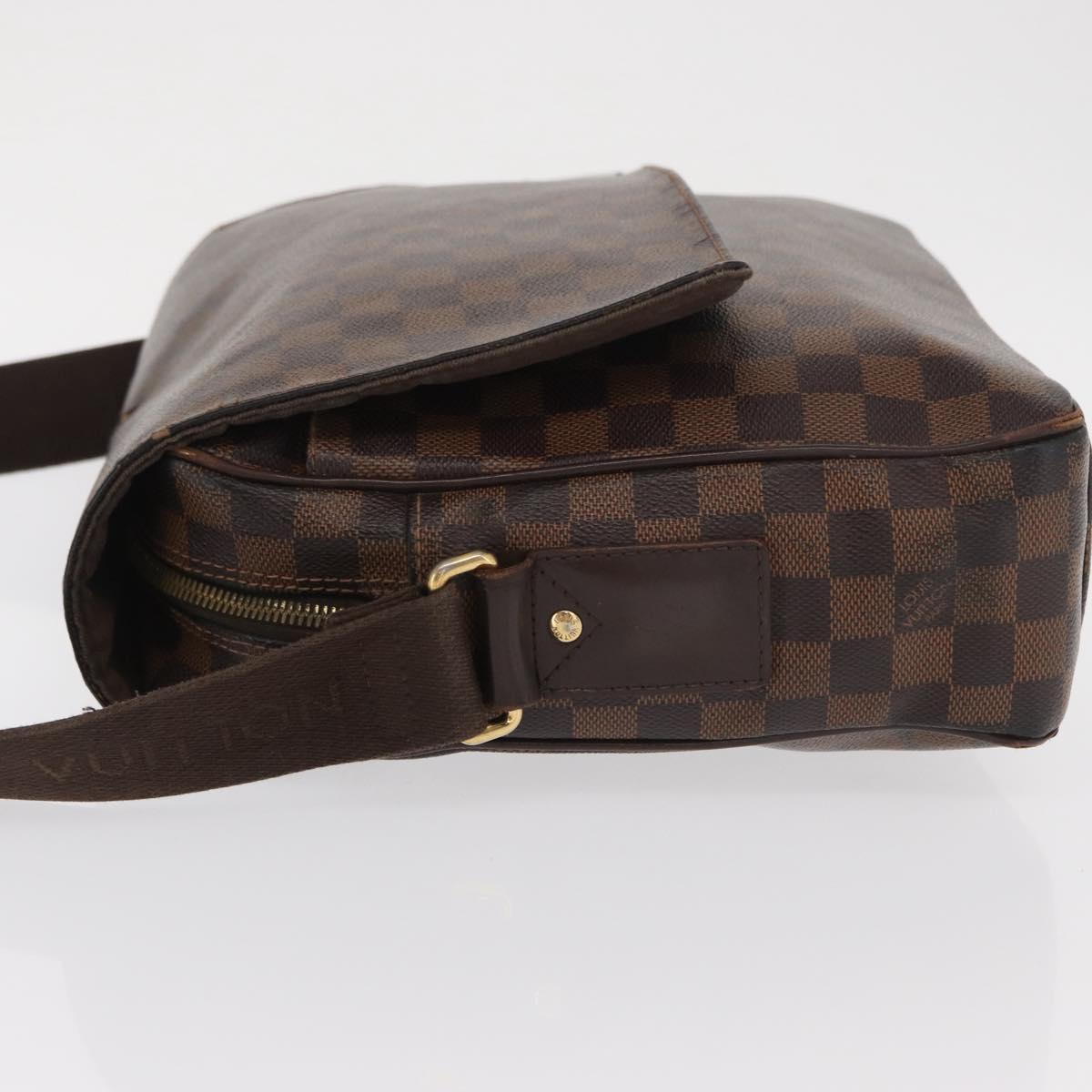 LOUIS VUITTON Damier Ebene Shelton MM Shoulder Bag N41149 LV Auth bs33154