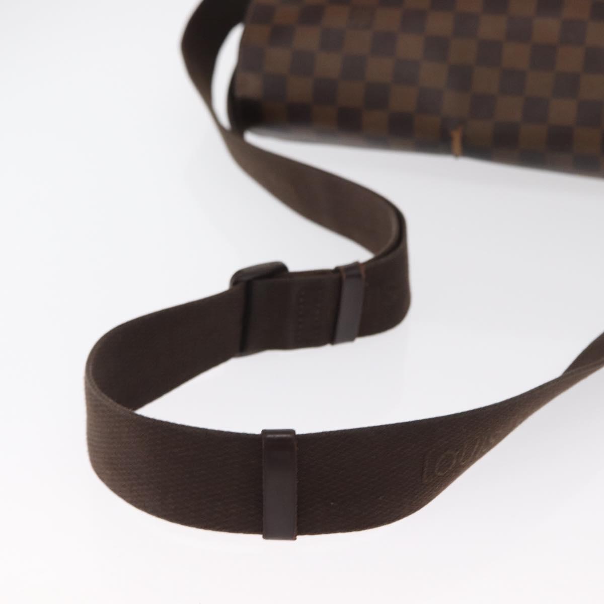 LOUIS VUITTON Damier Ebene Shelton MM Shoulder Bag N41149 LV Auth bs33154