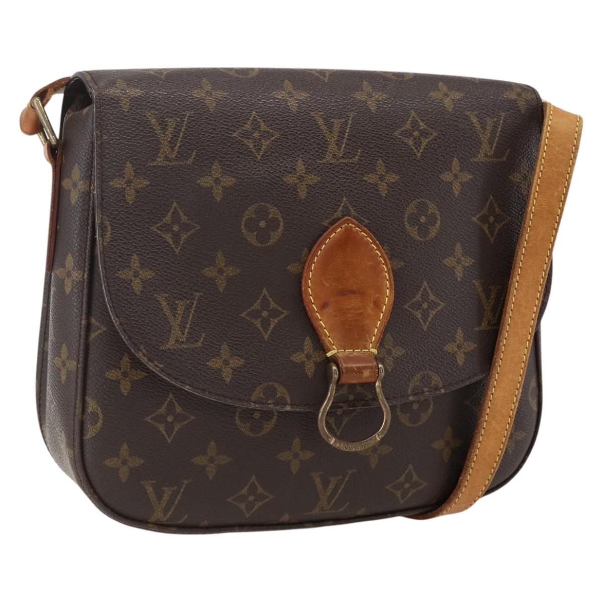 LOUIS VUITTON Monogram Saint Cloud GM Shoulder Bag M51242 LV Auth bs33157