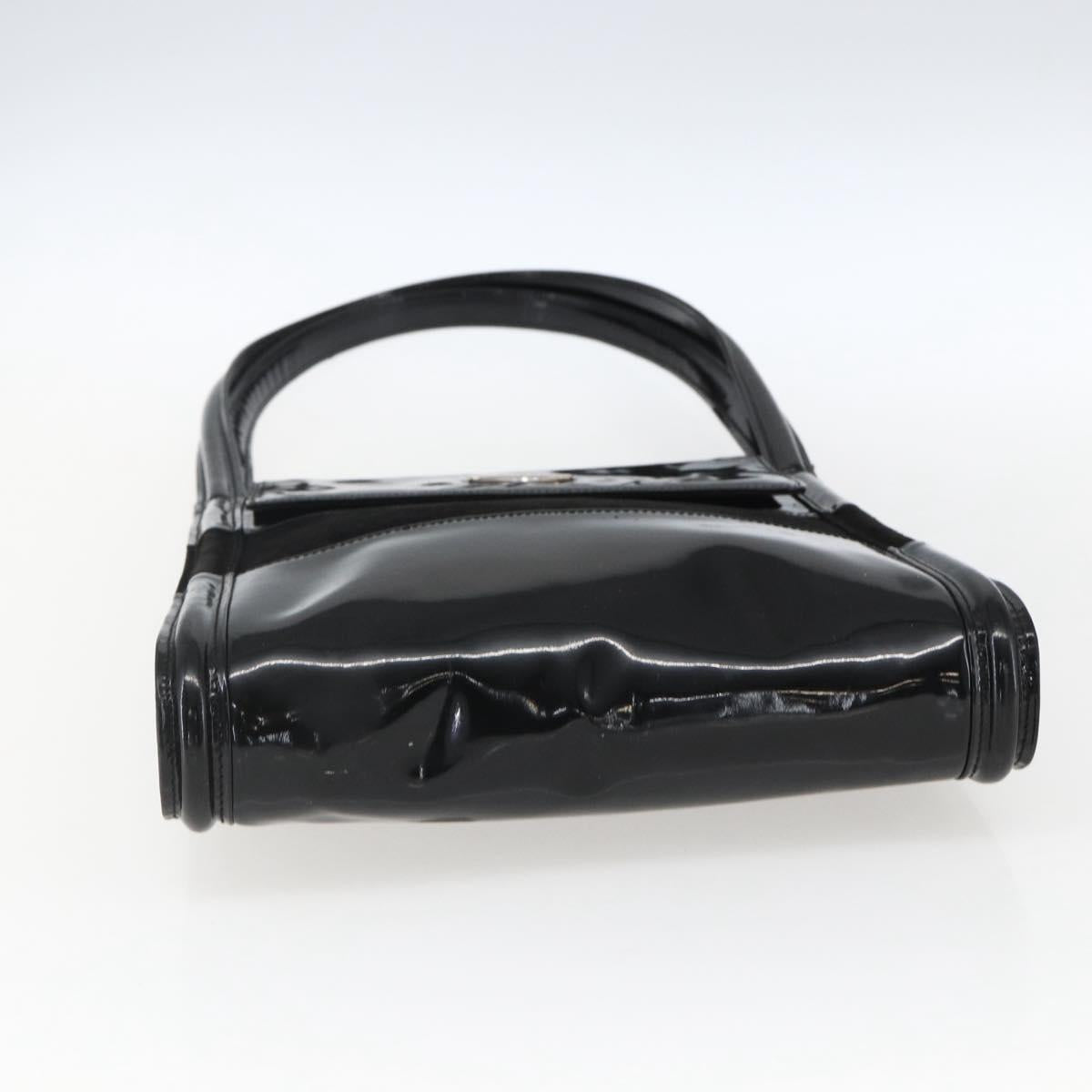 GUCCI Tote Bag Patent leather Black 007 2023 0231 Auth bs33161