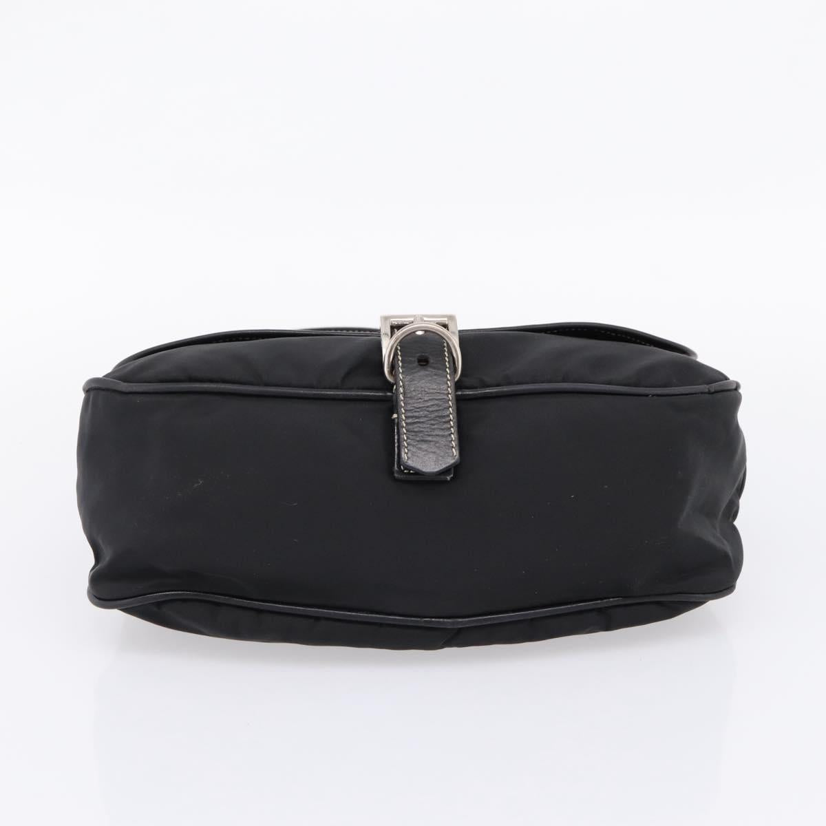 PRADA Backpack Hand Bag Nylon 4 Set Black Silver Auth bs33168
