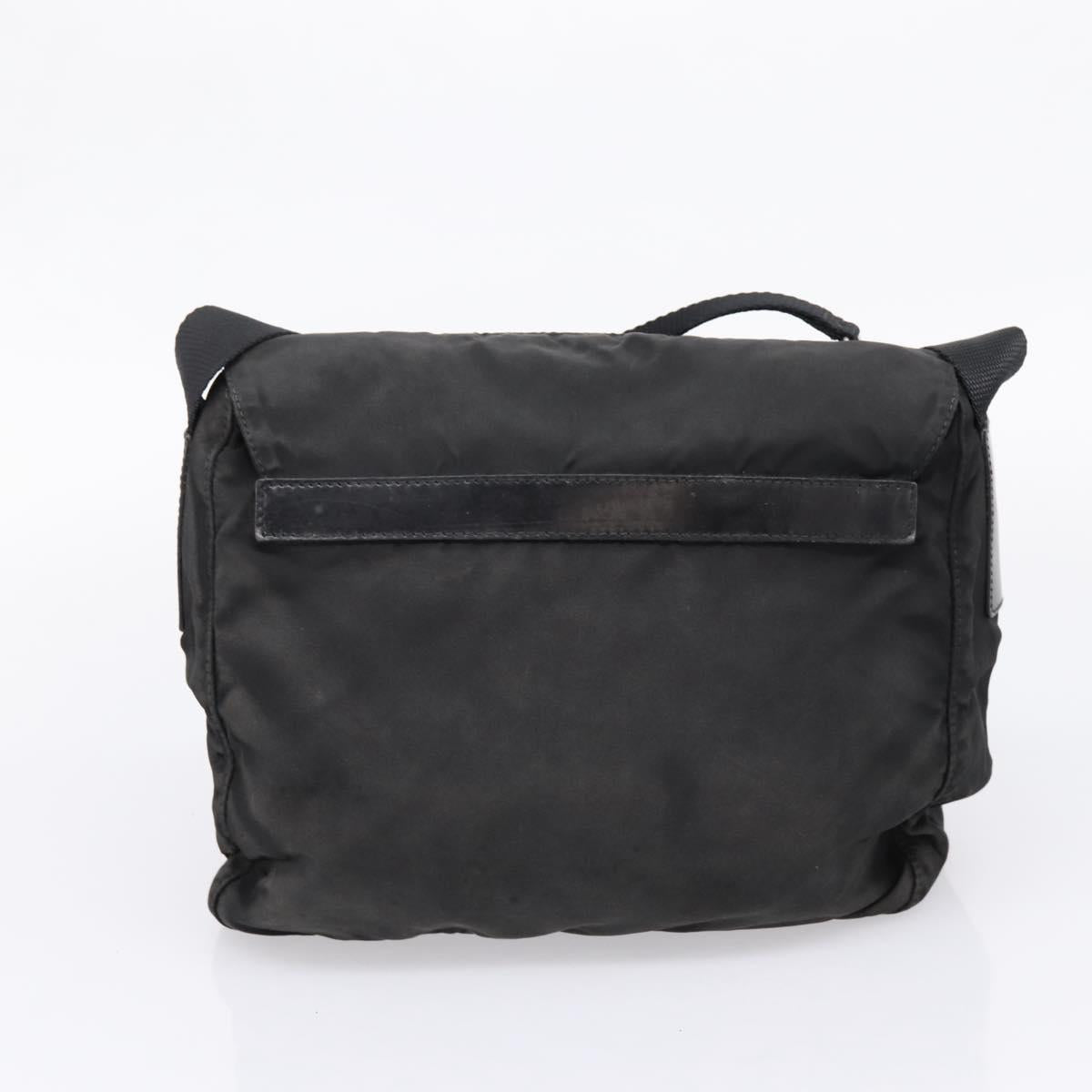 PRADA Backpack Hand Bag Nylon 4 Set Black Silver Auth bs33168