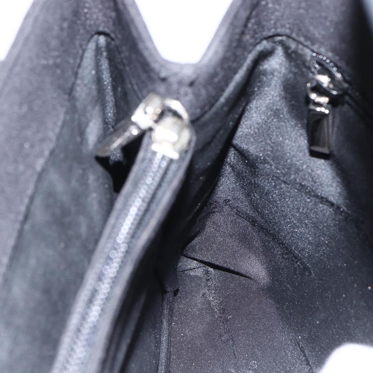 Salvatore Ferragamo Hand Bag Canvas Black 339933 Auth bs33179