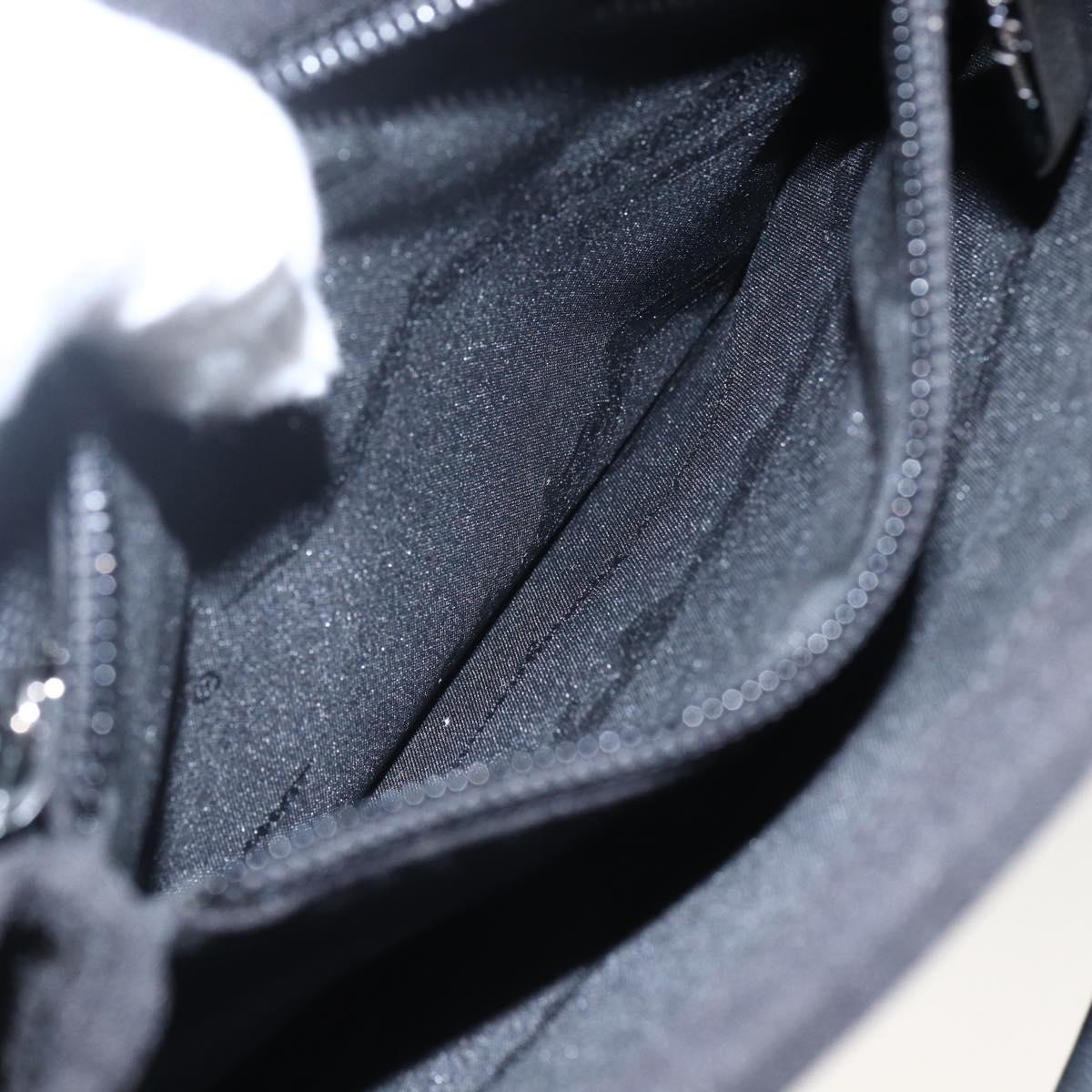 Salvatore Ferragamo Hand Bag Canvas Black 339933 Auth bs33179