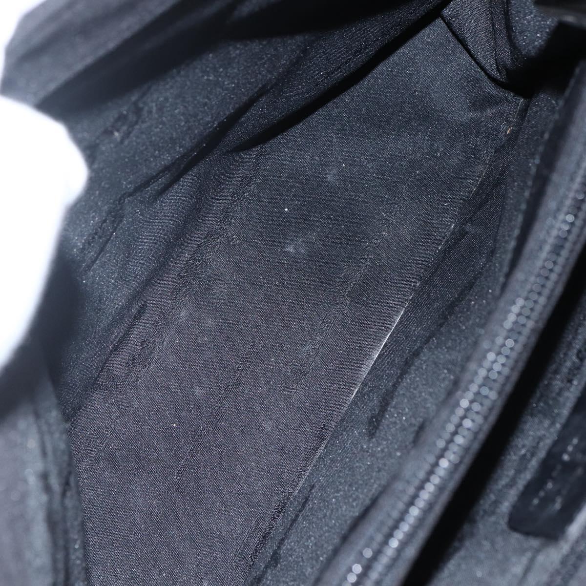 Salvatore Ferragamo Hand Bag Canvas Black 339933 Auth bs33179