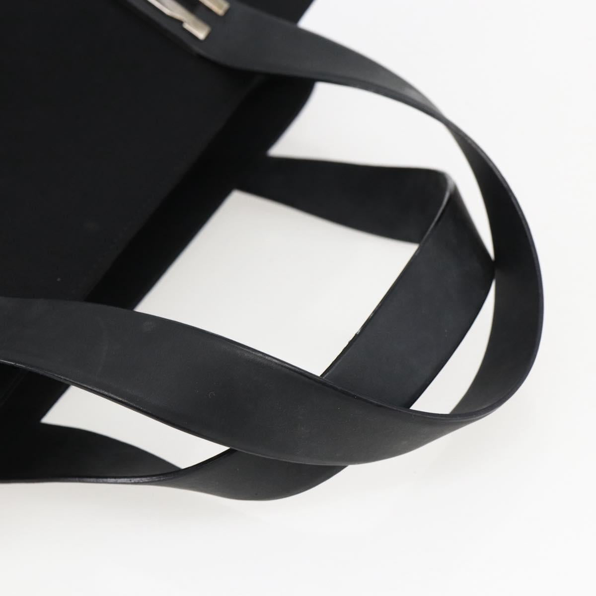 Salvatore Ferragamo Hand Bag Canvas Black 339933 Auth bs33179