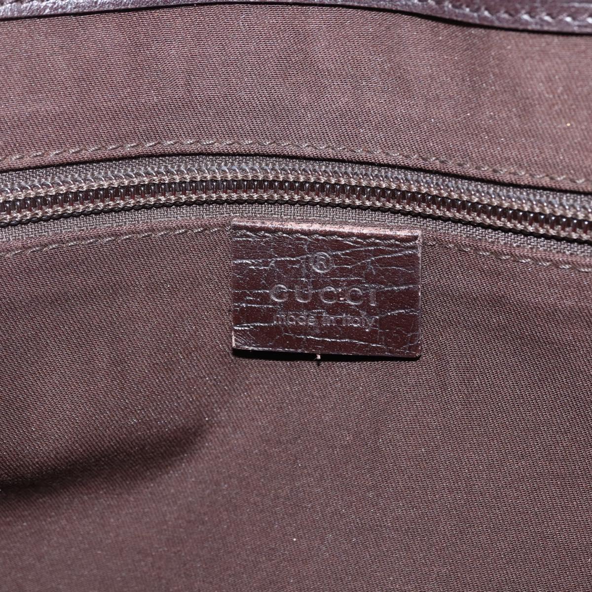 GUCCI GG Supreme Tote Bag PVC Beige Silver 141624 Auth bs33190