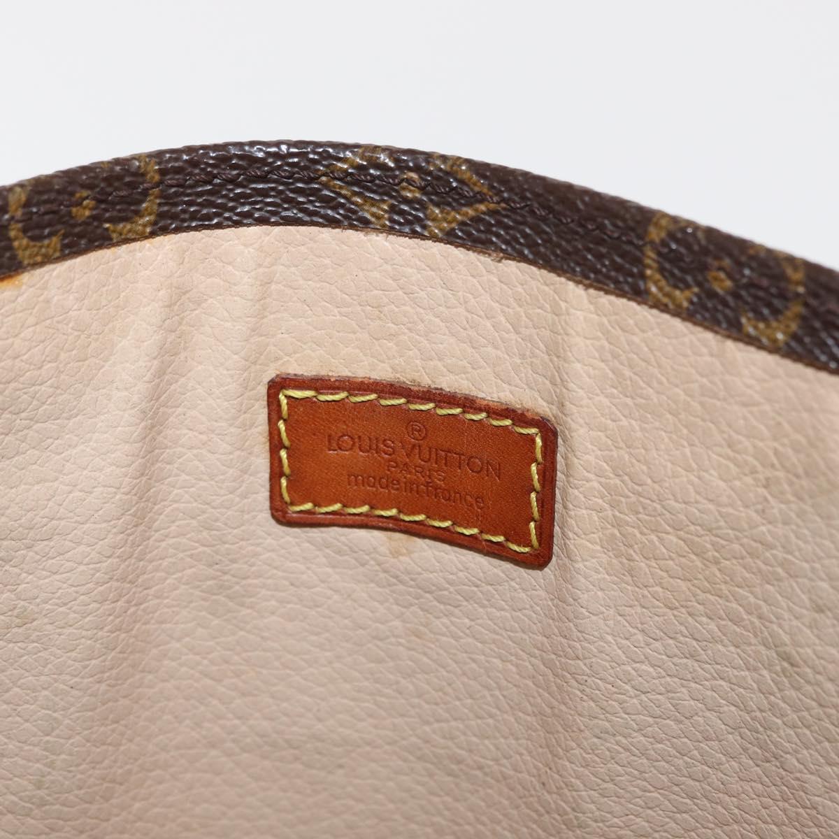 LOUIS VUITTON Monogram Sac Plat Hand Bag M51140 LV Auth bs33196