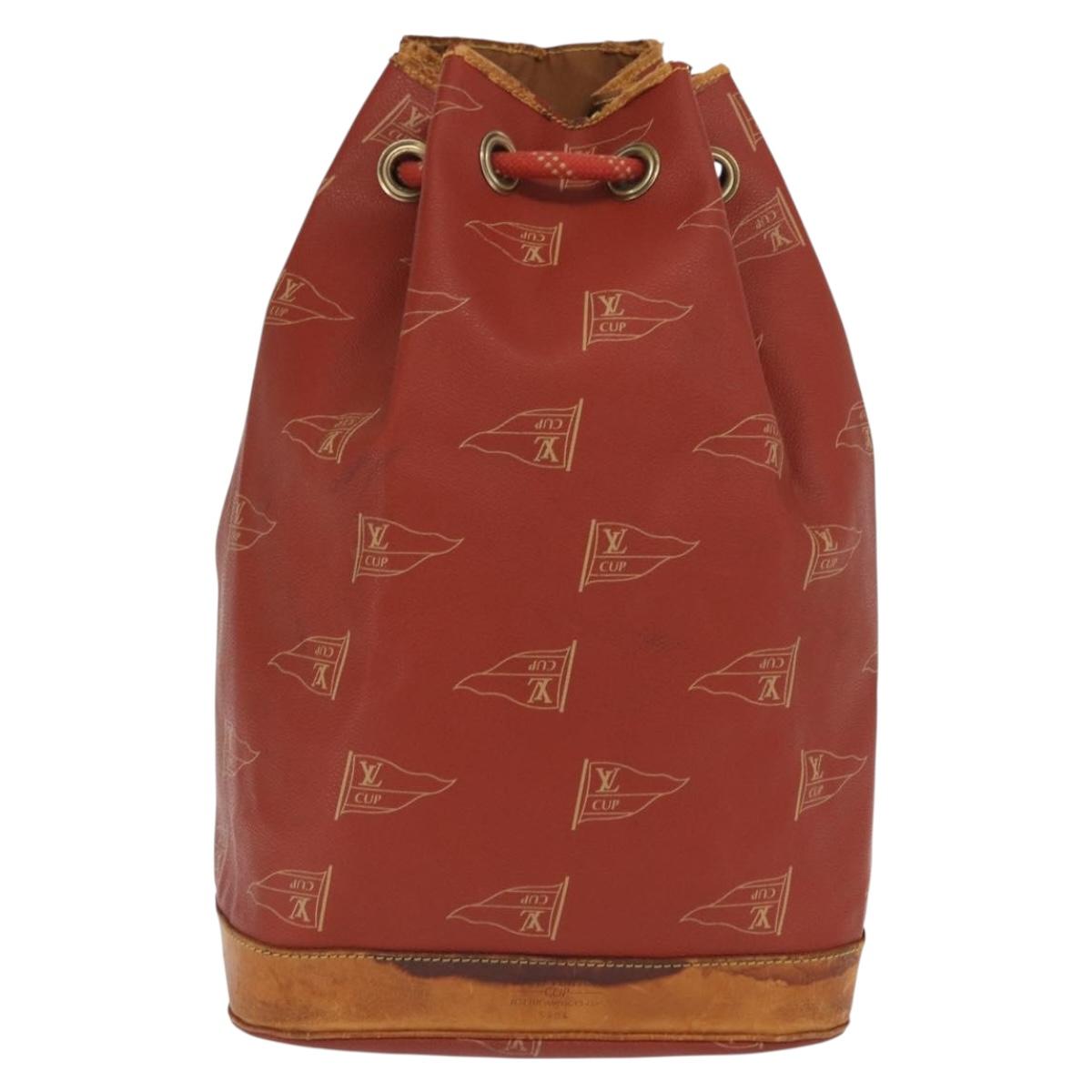 LOUIS VUITTON LV cup Saint Tropez Shoulder Bag Red M80026 LV Auth bs33198