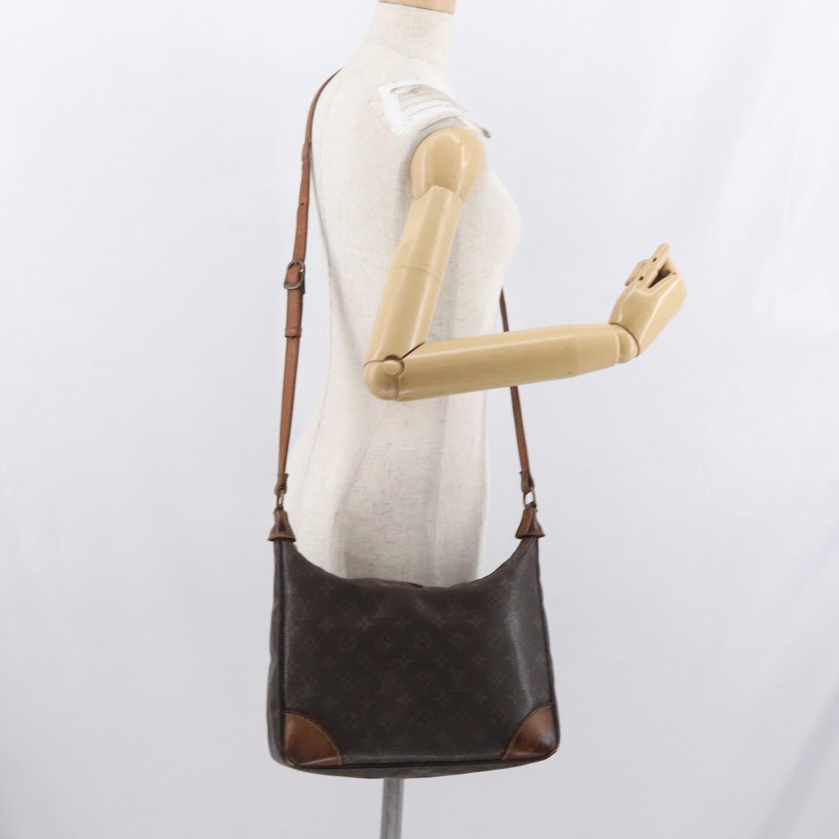 LOUIS VUITTON Monogram Boulogne 30 Shoulder Bag M51265 LV Auth bs33200