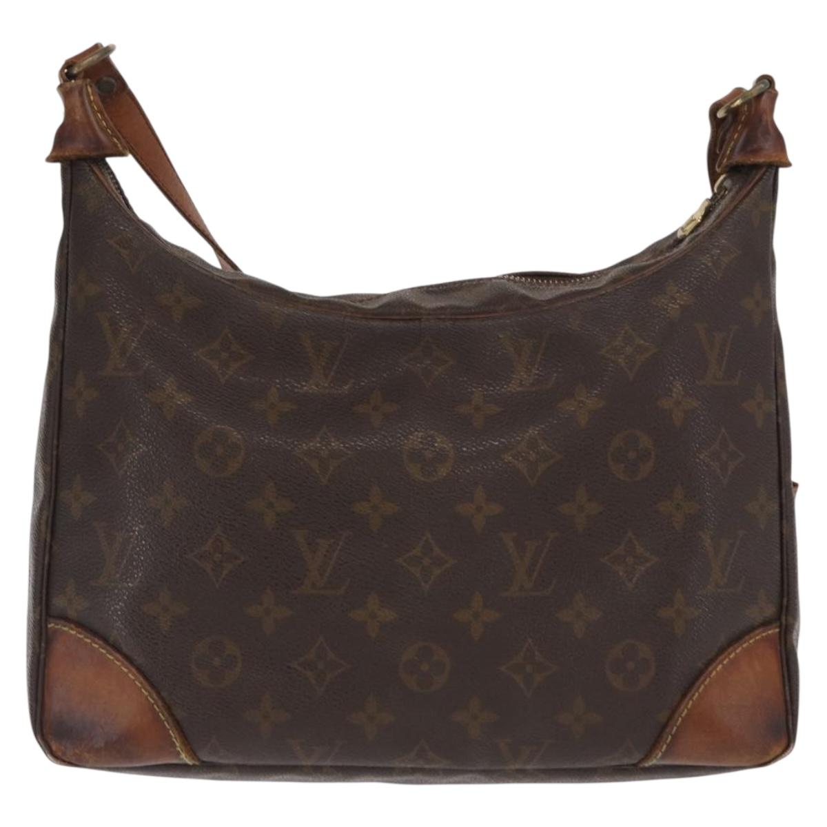 LOUIS VUITTON Monogram Boulogne 30 Shoulder Bag M51265 LV Auth bs33200
