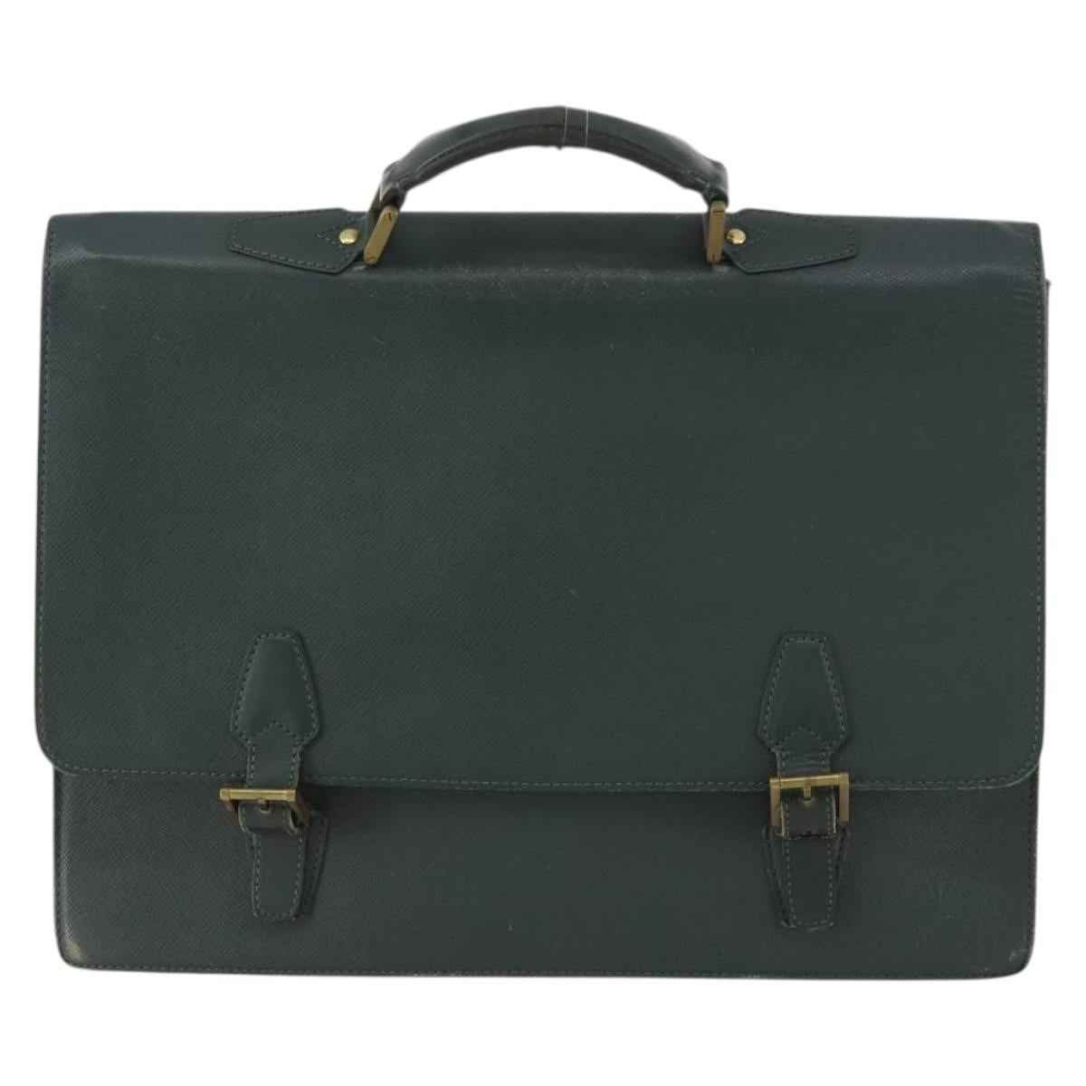 LOUIS VUITTON Taiga Tashkent Business Bag Epicea M30084 LV Auth bs33201