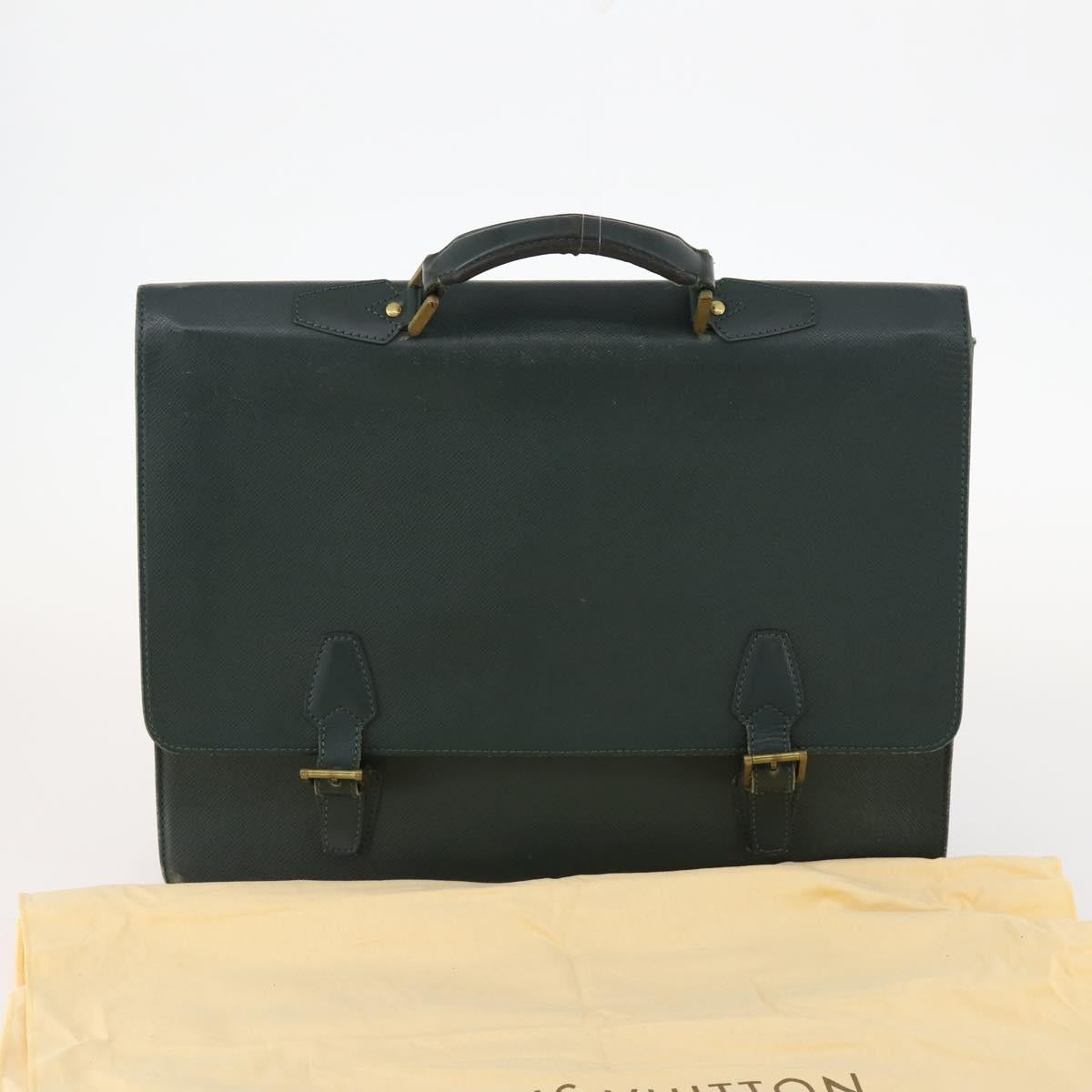 LOUIS VUITTON Taiga Tashkent Business Bag Epicea M30084 LV Auth bs33201