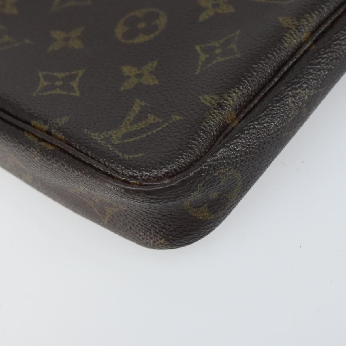 LOUIS VUITTON Monogram Pochette Accessoires Pouch M51980 LV Auth bs33220