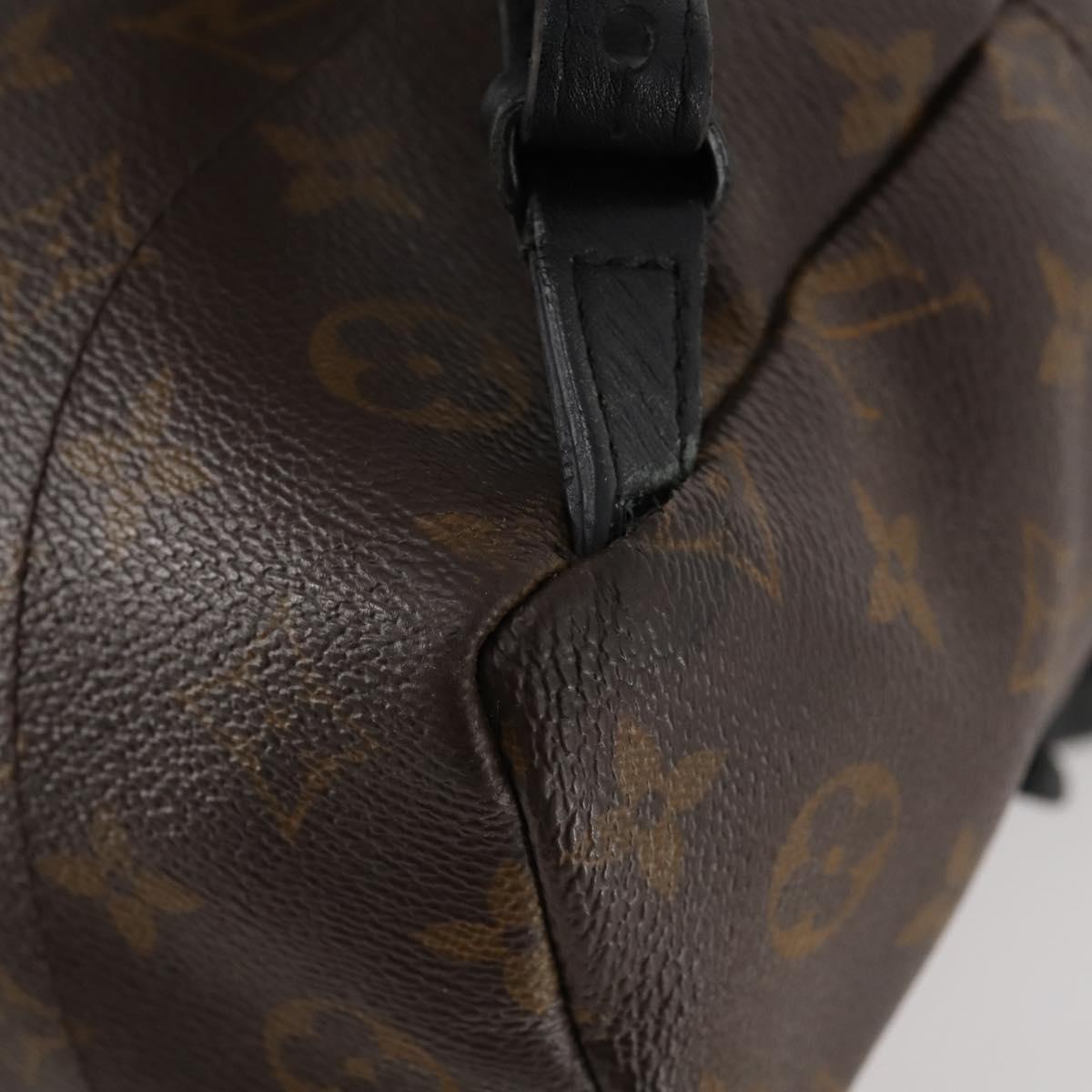 LOUIS VUITTON Monogram Reverse Palm Springs PM Backpack M43116 LV Auth bs33266