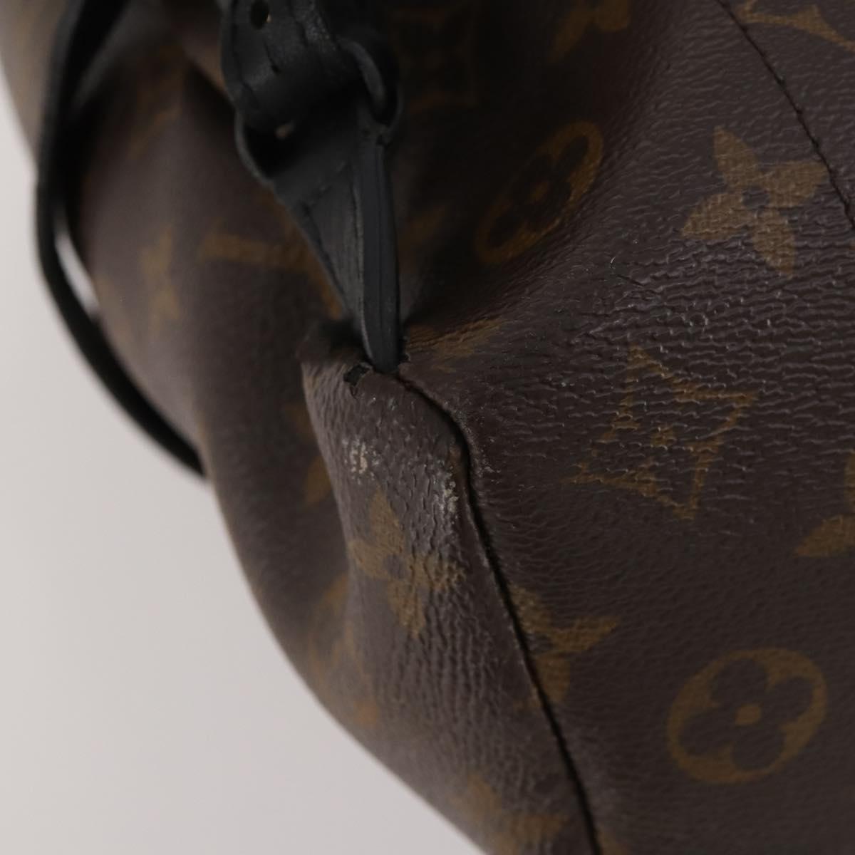 LOUIS VUITTON Monogram Reverse Palm Springs PM Backpack M43116 LV Auth bs33266