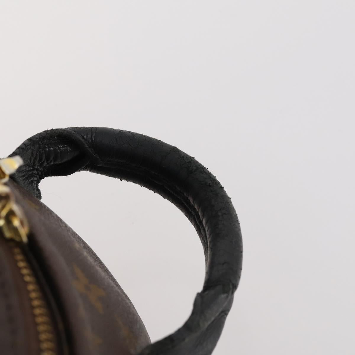 LOUIS VUITTON Monogram Reverse Palm Springs PM Backpack M43116 LV Auth bs33266