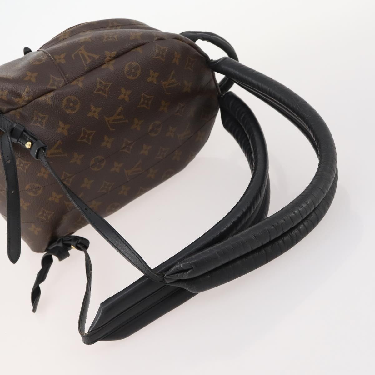LOUIS VUITTON Monogram Reverse Palm Springs PM Backpack M43116 LV Auth bs33266