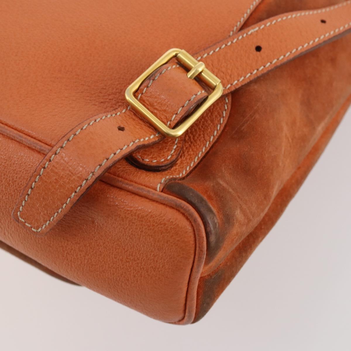 GUCCI Bamboo Backpack Suede Brown Gold 003 1956 0030 Auth bs33281