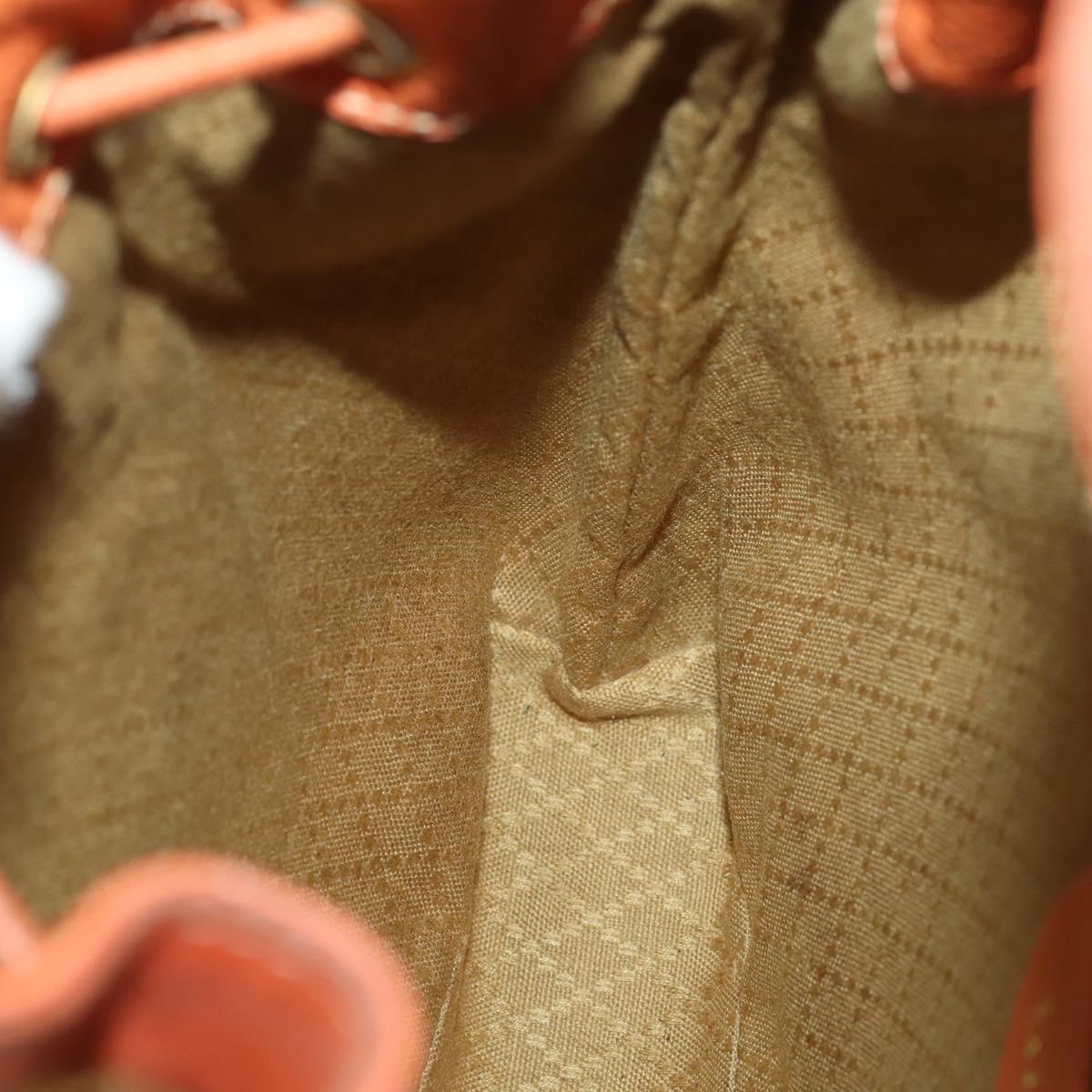 GUCCI Bamboo Backpack Suede Brown Gold 003 1956 0030 Auth bs33281