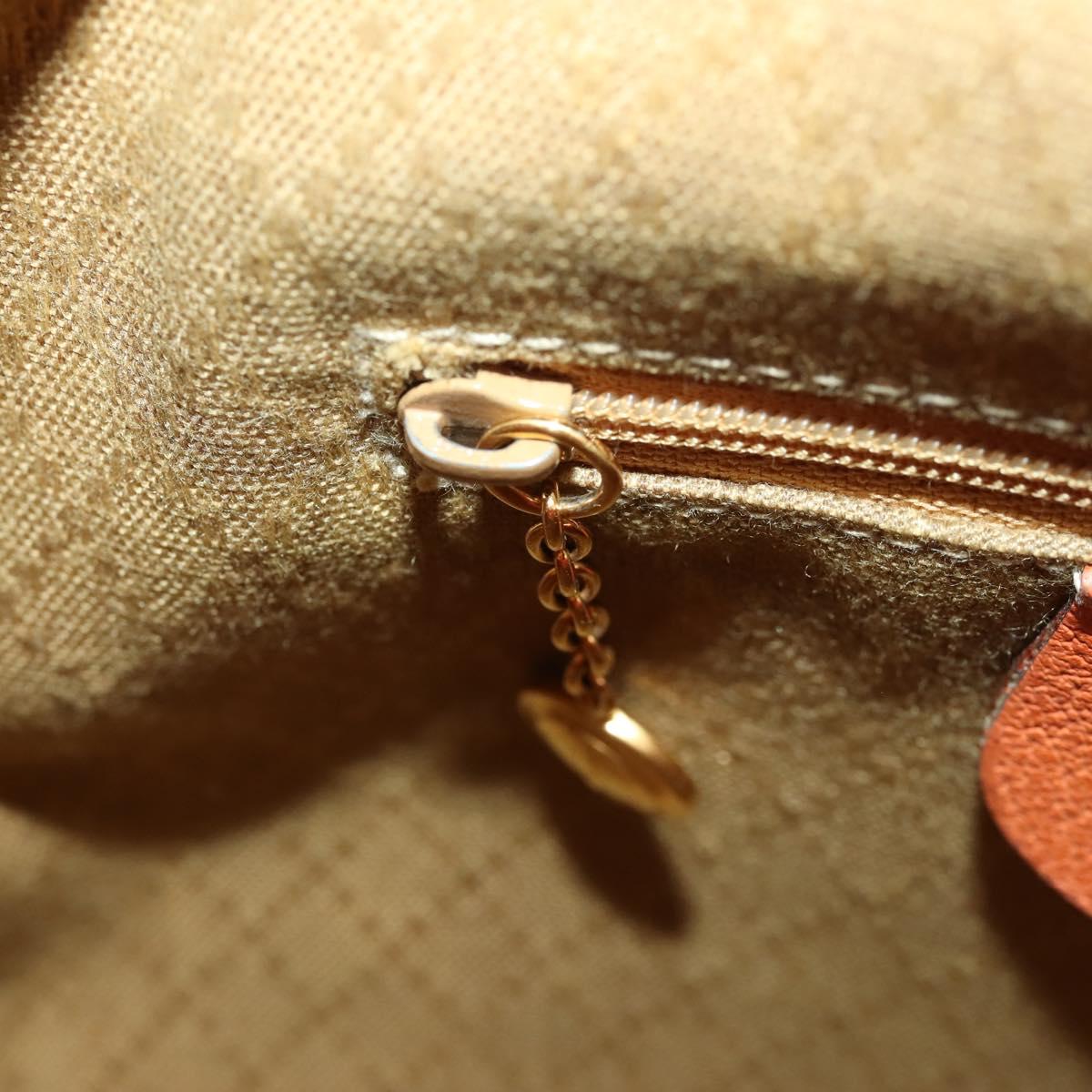 GUCCI Bamboo Backpack Suede Brown Gold 003 1956 0030 Auth bs33281