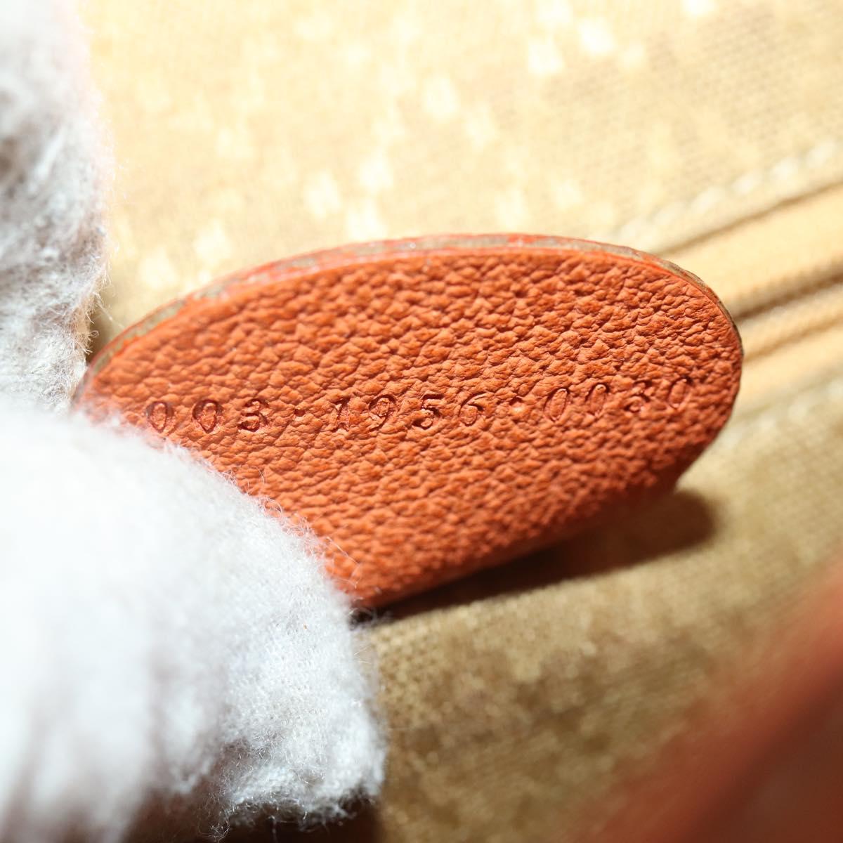 GUCCI Bamboo Backpack Suede Brown Gold 003 1956 0030 Auth bs33281