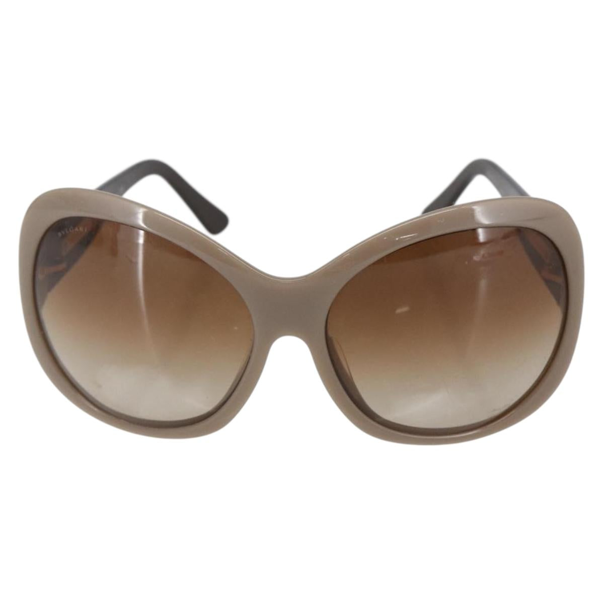 BVLGARI Sunglasses plastic Brown Auth bs33300