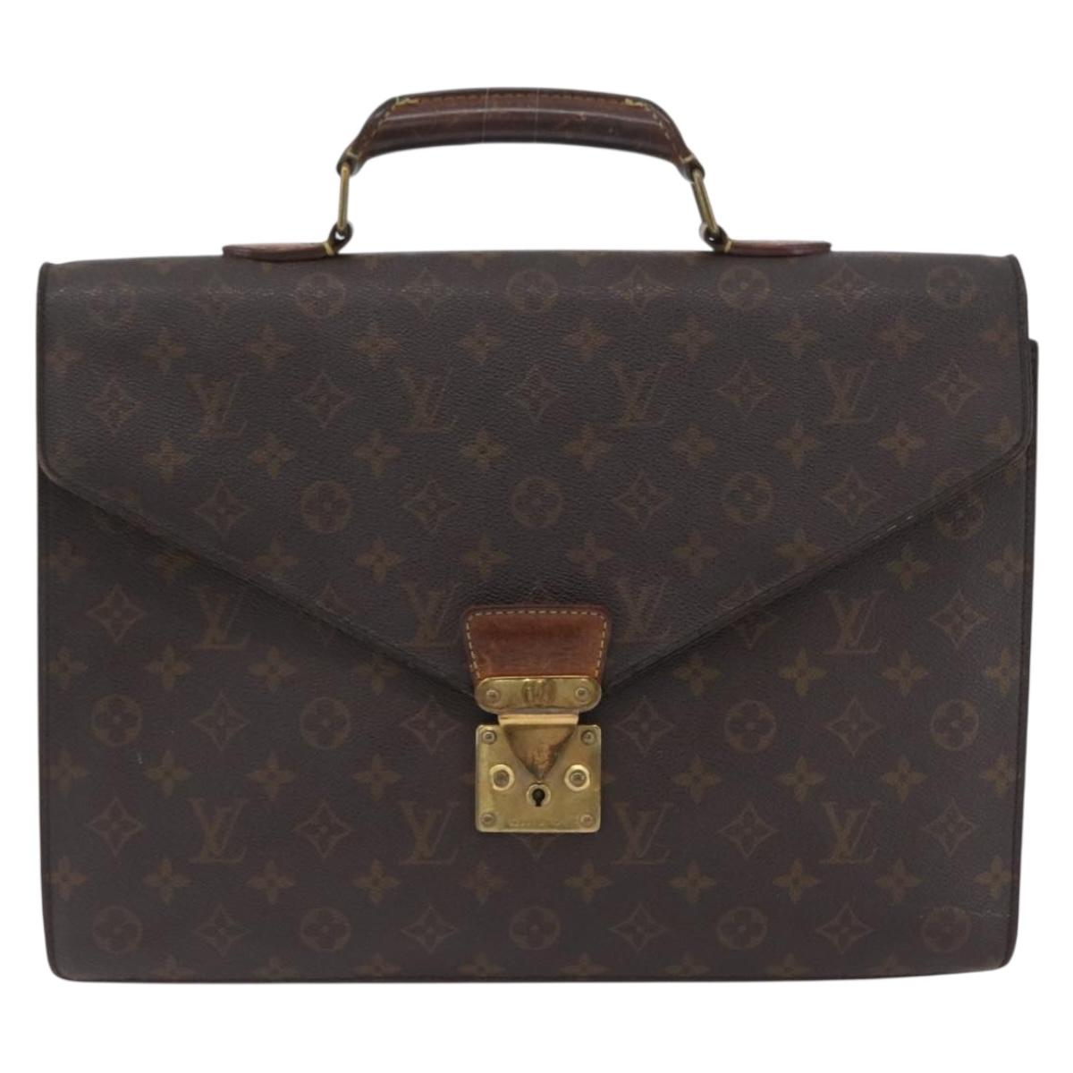 LOUIS VUITTON Monogram Serviette Conseiller Briefcase M53331 LV Auth bs33308
