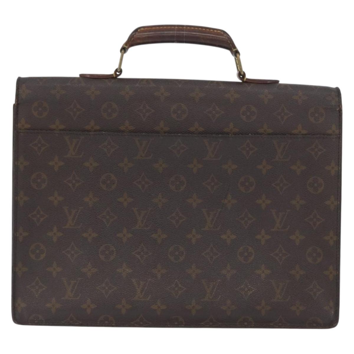 LOUIS VUITTON Monogram Serviette Conseiller Briefcase M53331 LV Auth bs33308