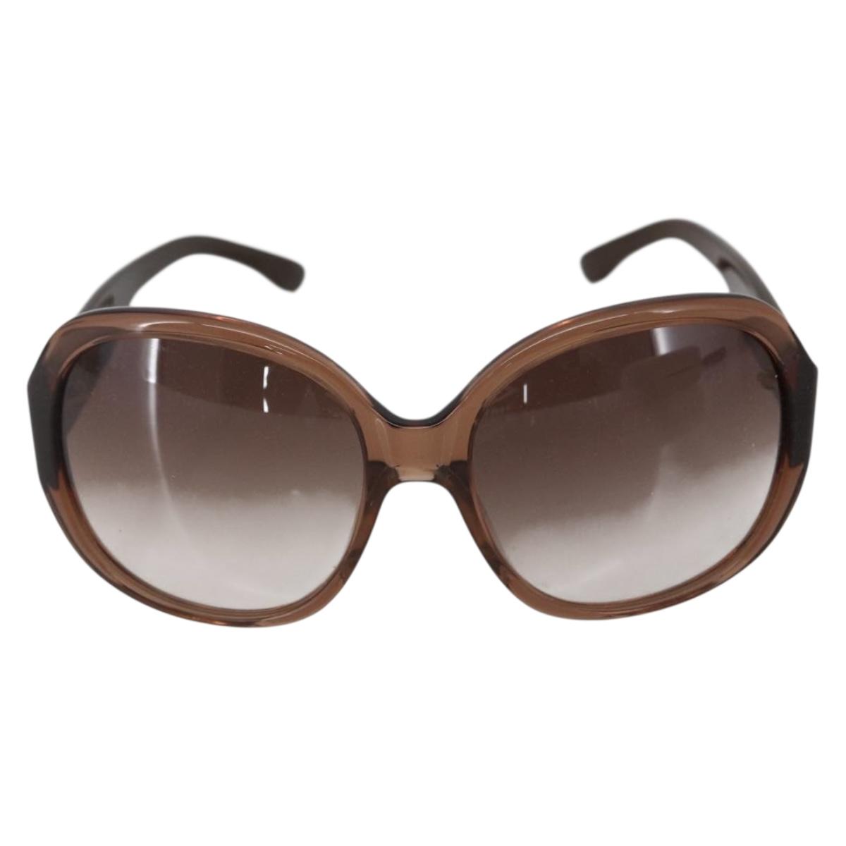Chloe Sunglasses plastic Brown Auth bs33314