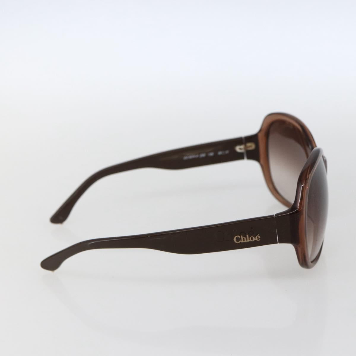 Chloe Sunglasses plastic Brown Auth bs33314